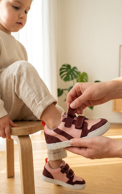 Vibe One Barfuß-Sneaker rosa-rot